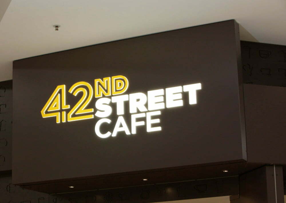 42nd Street Cafe Identity and Signage