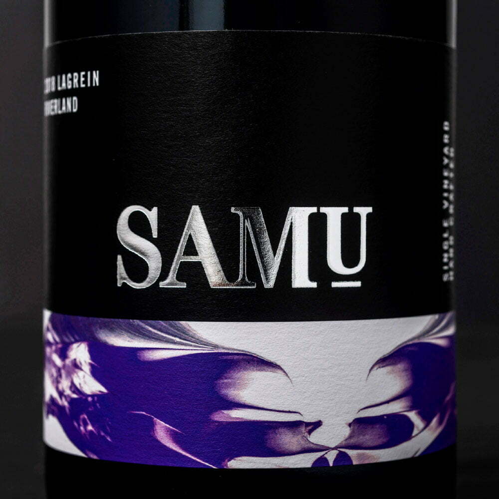 SAMu Lagrein Wine Label