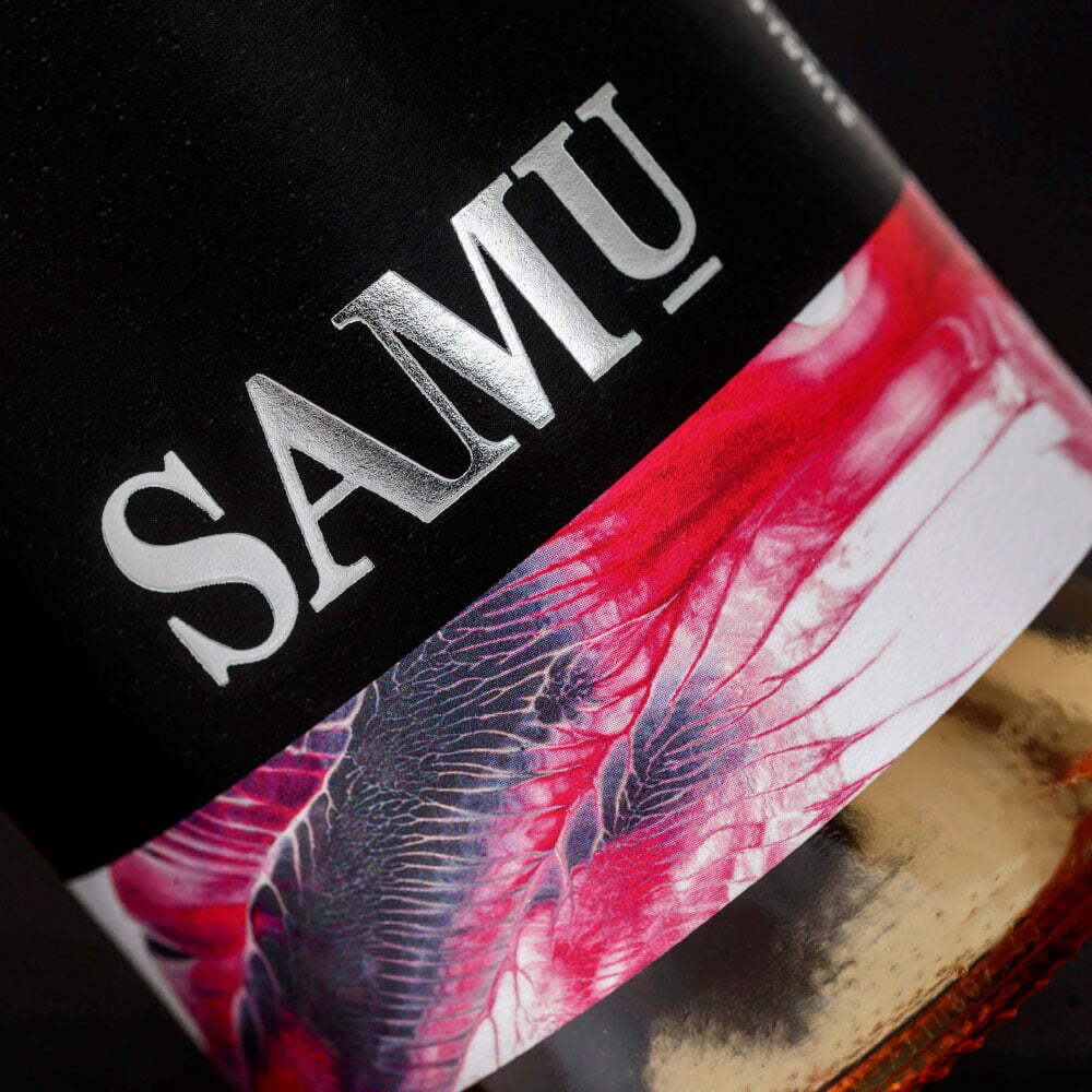 SAMu Rosato Wine Label