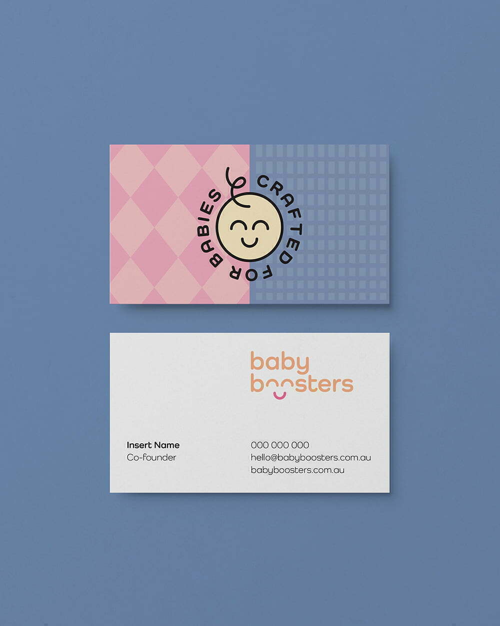 Baby Boosters Logo Business Card