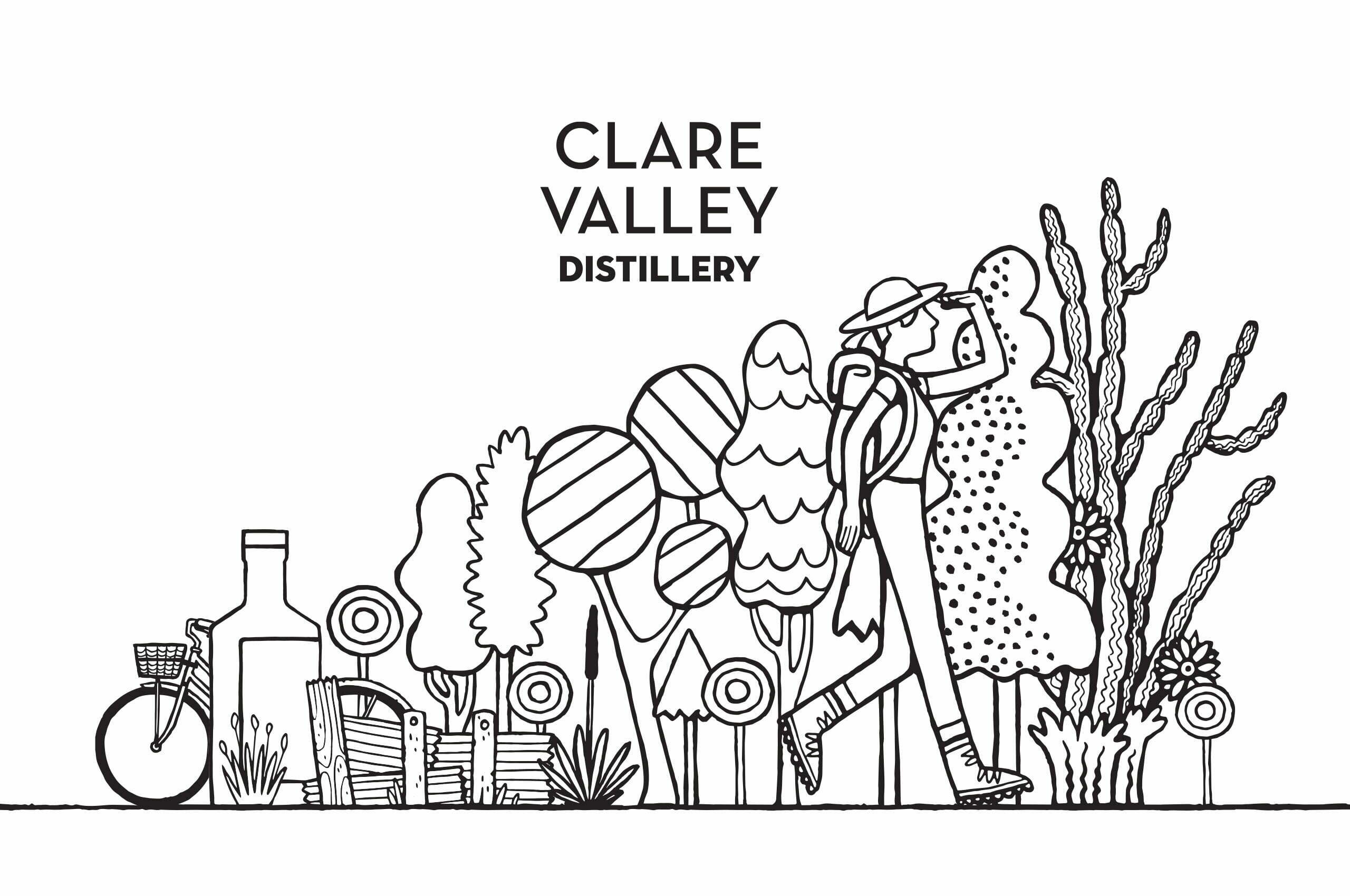 Clare Valley Distillery Illustration