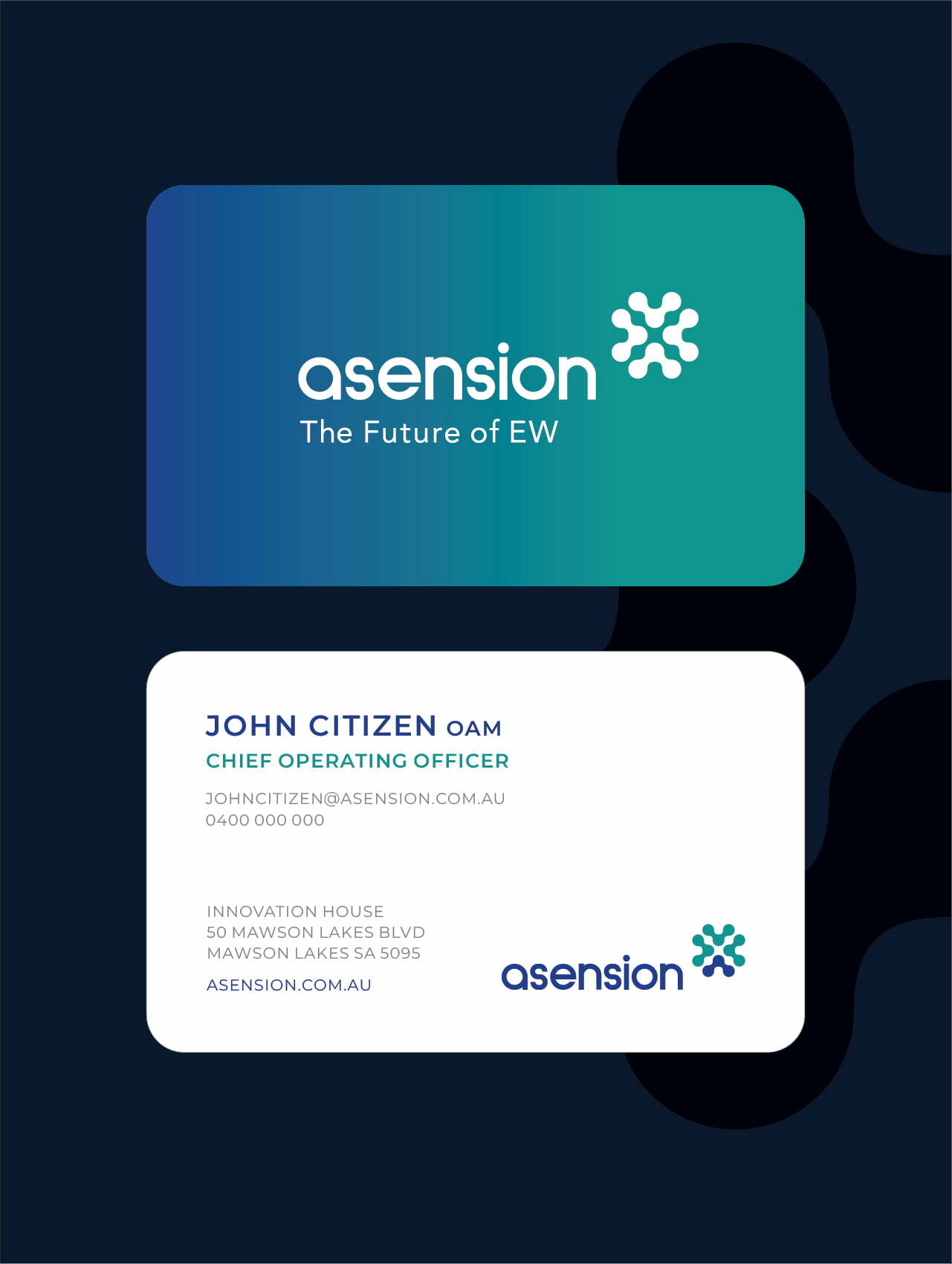 Asension Business Cards